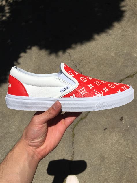 supreme and louis vuitton shoes cheap vans|louis vuitton supreme real.